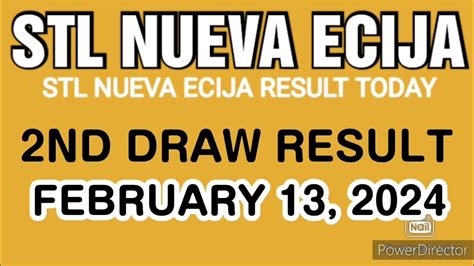 stl nueva ecija 2nd draw today